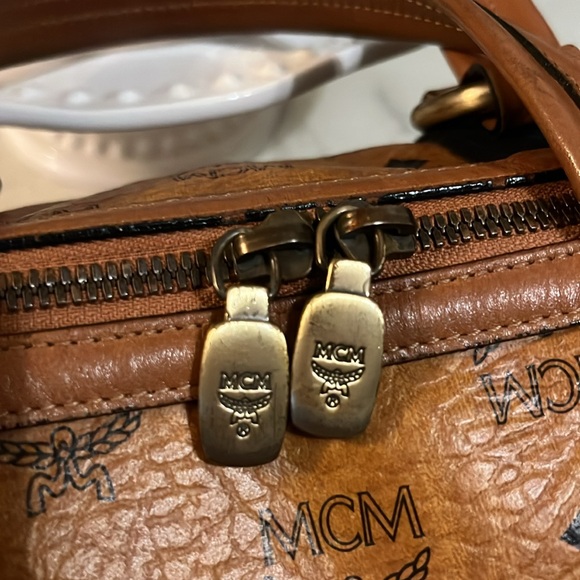 MCM Brown Boston Bag - Picture 5 of 14